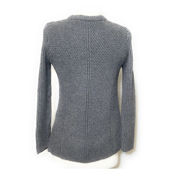 MADEWELL Gray Textured Crewneck Sweater Size S - Picture 5 of 8
